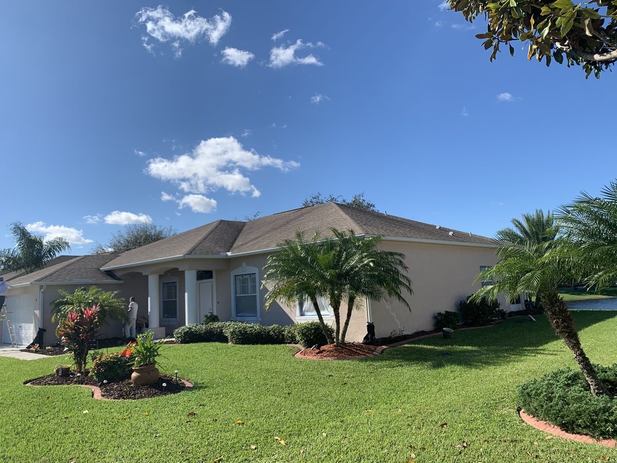 Completed Florida home exterior